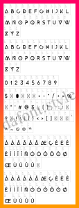 Roblox Font letter style preview