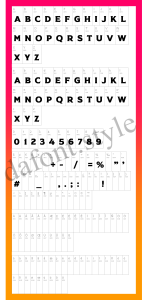 Rodfat Font letter style preview