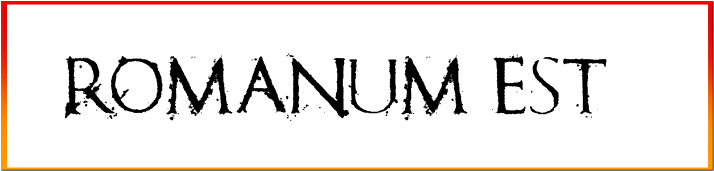 Romanum Est Font style download