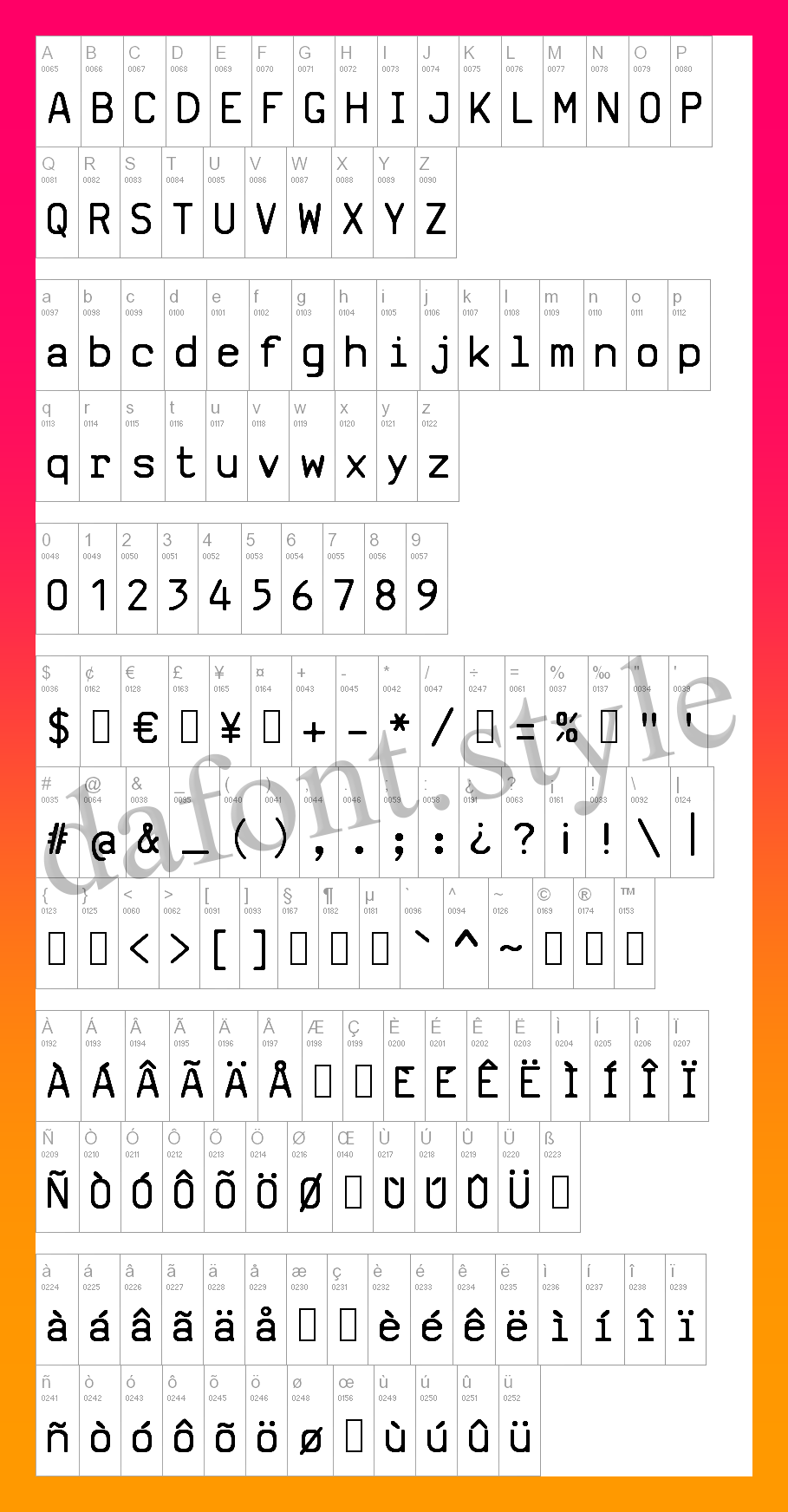 SV Basic Manual Font letter style preview