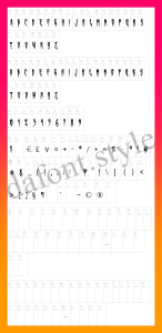 Swamp Witch font letter style preview