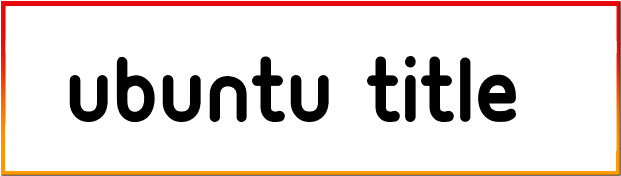 Ubuntu Title Font style download