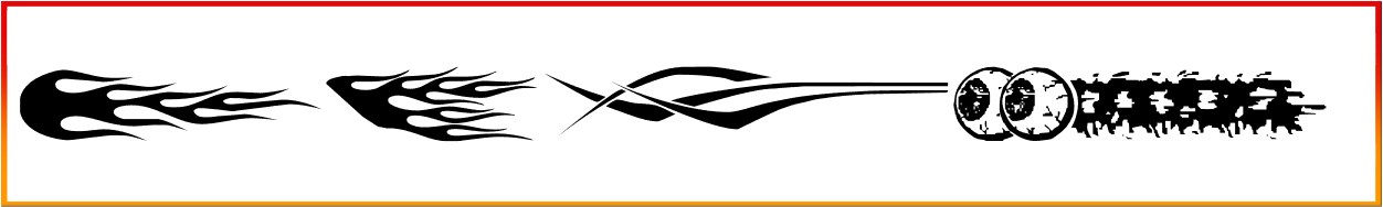 Vehicle Decals 'Flames & Art' Font Download