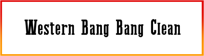 Western Bang Bang Clean Font style download