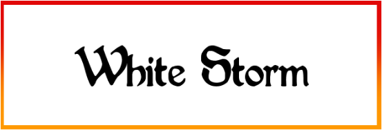 White Storm Font style download