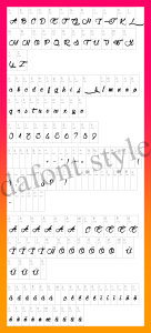 Wolf in the City Font letter style preview