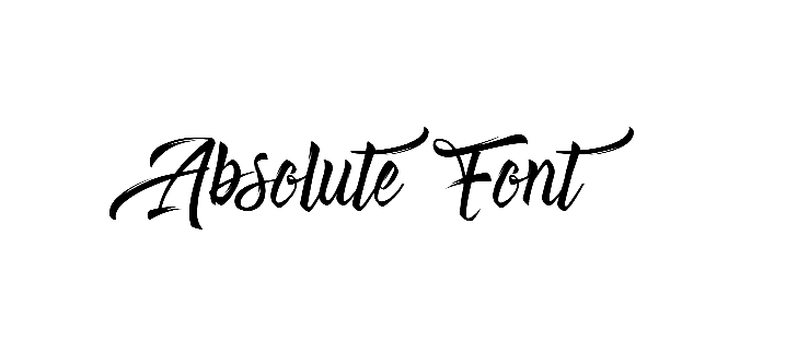 Absolute Font download