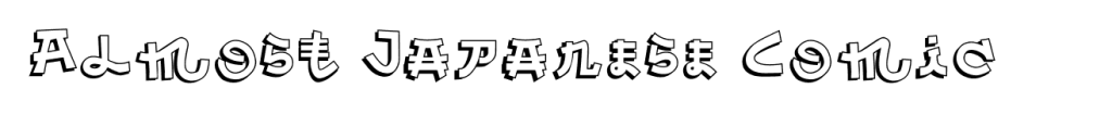 Almost Japanese Comic font download