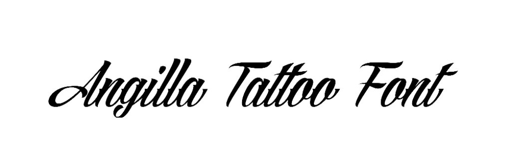 Angilla Tattoo Font download