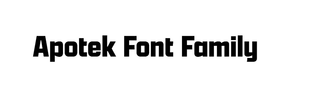 Apotek Fontdownload