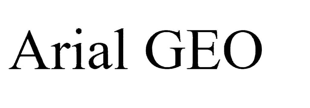 Arial GEO font style download