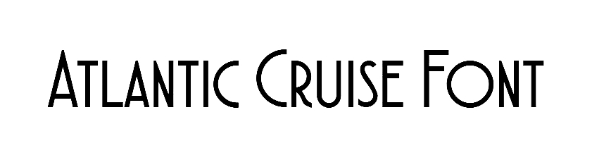 Atlantic Cruise Font download