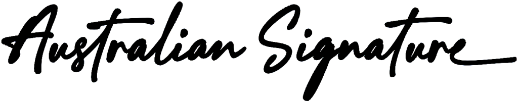 Australian Signature font download