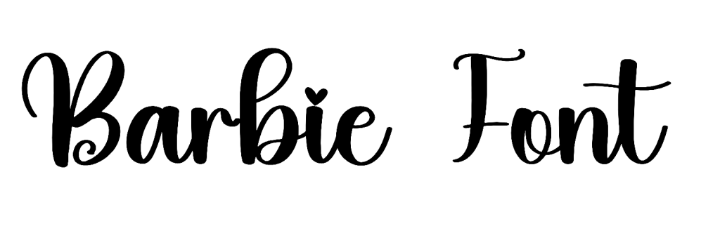 Barbie font download