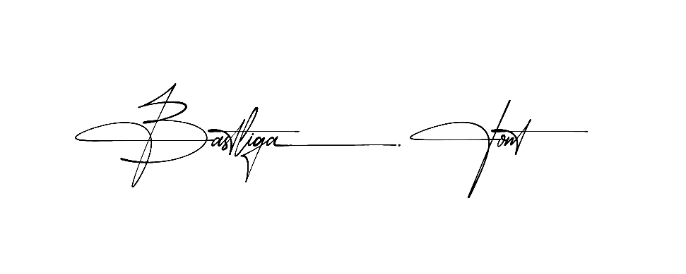 Bastliga signature Font download