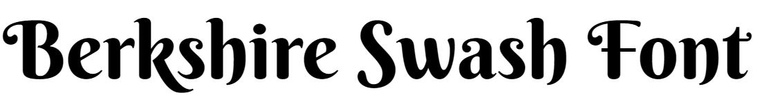 Berkshire Swash Font free download