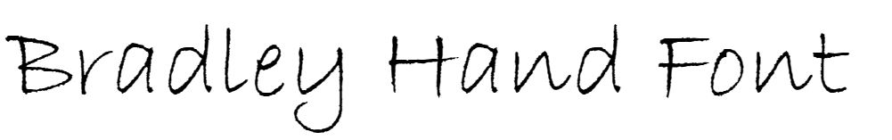 Bradley Hand Font download