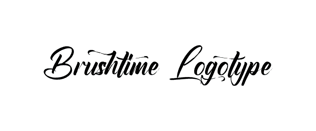 Brushtime Logotype font download