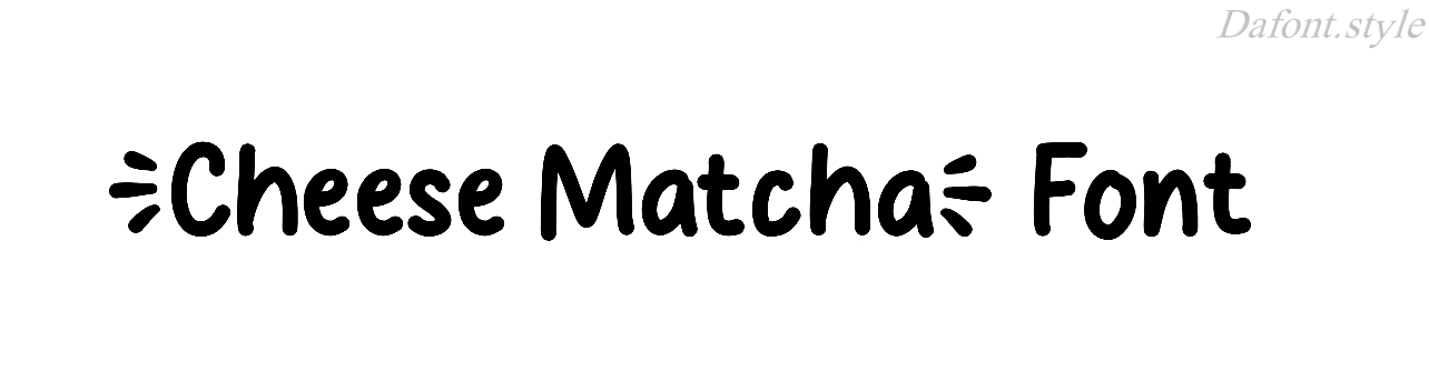 Cheese Matcha Font free download