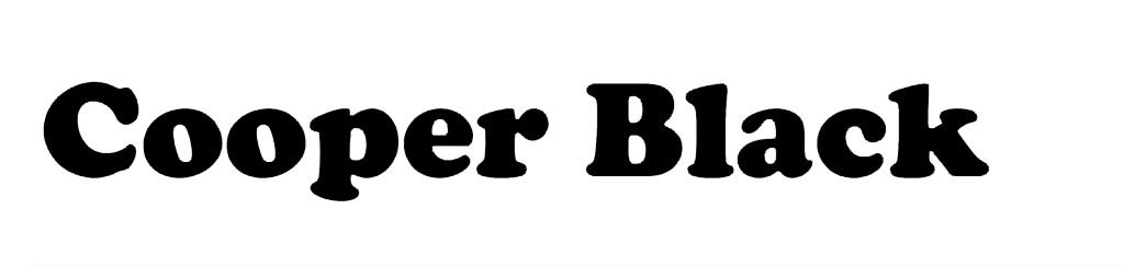 Cooper Black font download