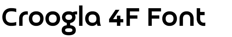 Croogla 4F Font free download