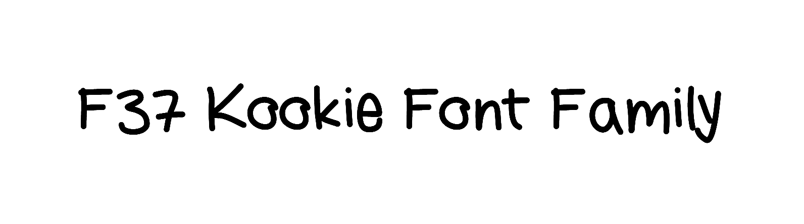 F37 Kookie Font free download