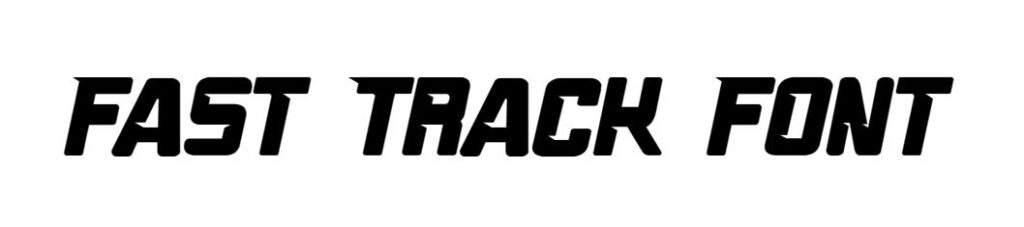 Fast Track Font download