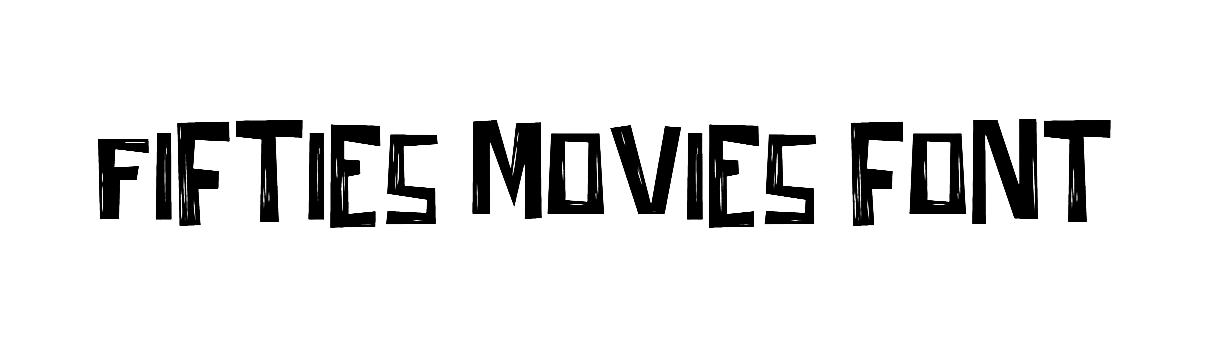 Fifties Movies font download