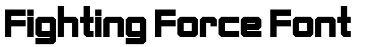 Fighting Force Font free download