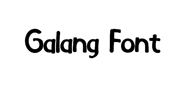 Galang Font free download