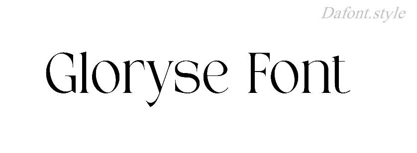 Gloryse Font free download