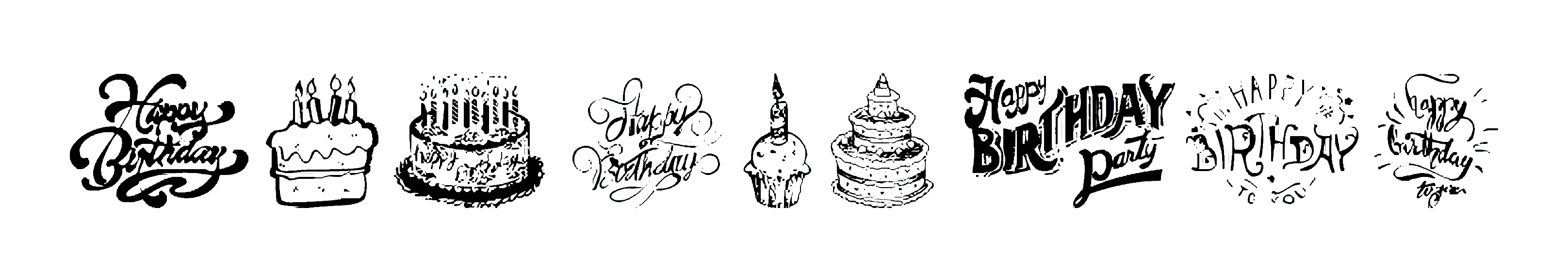 Happy Birthday wish font download