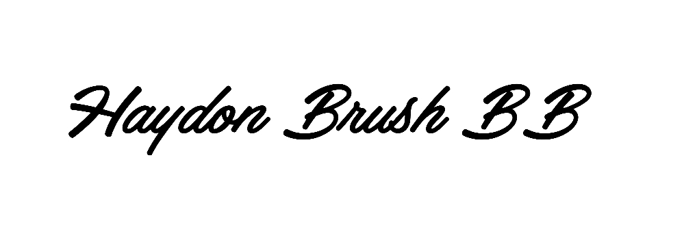 Haydon Brush BB font free download