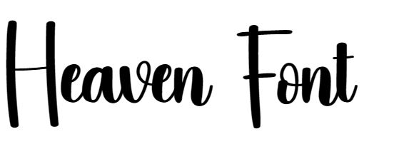 Heaven Font download