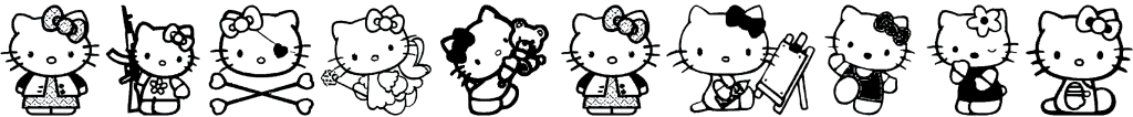 Hello Kitty font download