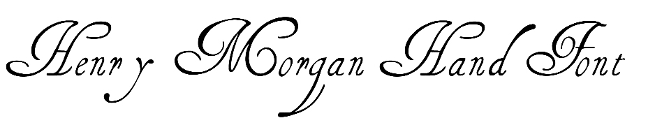 Henry Morgan Hand Font free download