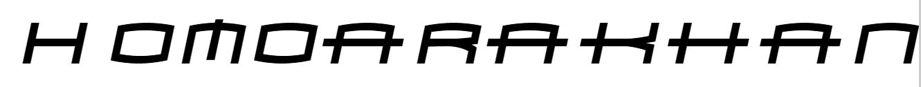 Homoarakhan font free download