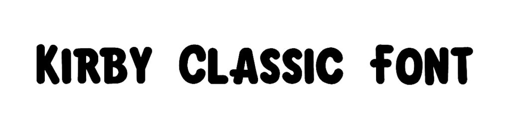 Kirby Classic Font download