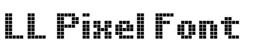 LL Pixel Font free download