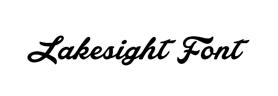 Lakesight Font download