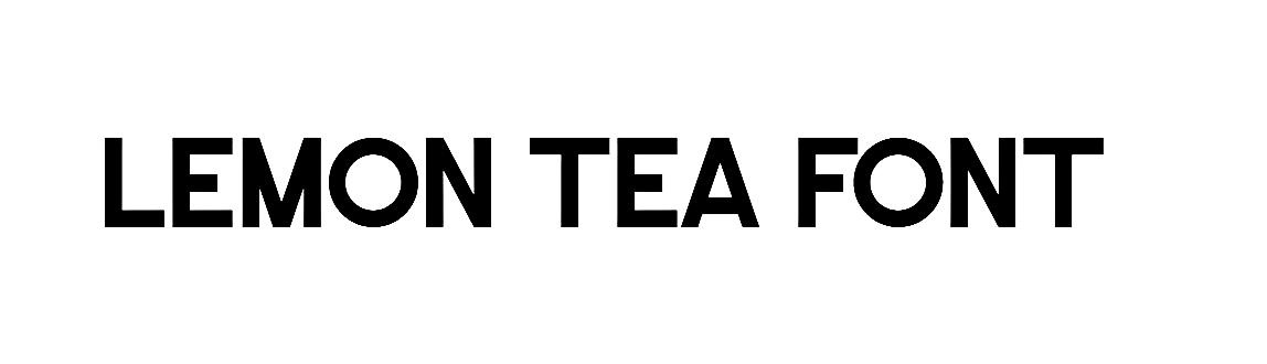 Lemon Tea Font free download