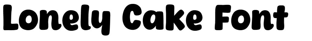 Lonely Cake Font free download