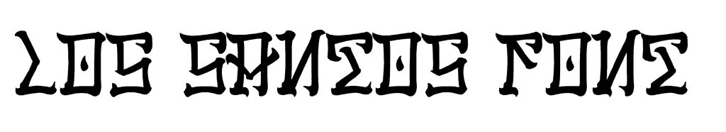 Los Santos Font download