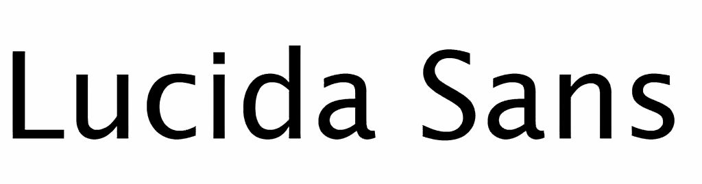 Lucida Sans font style download