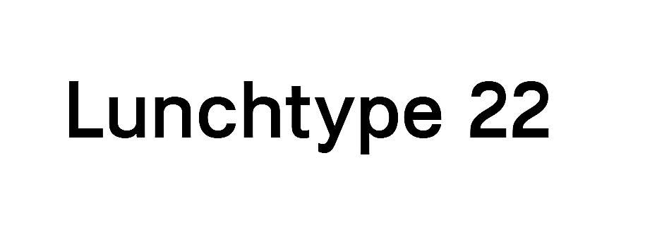 Lunchtype 22 font download