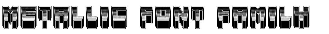 Metallic Font Family free download