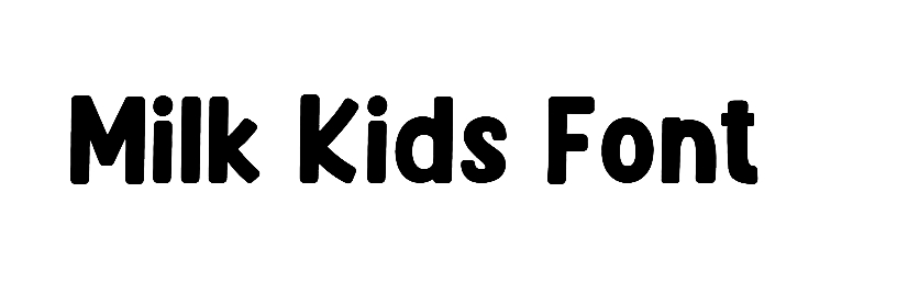 Milk Kids Font download