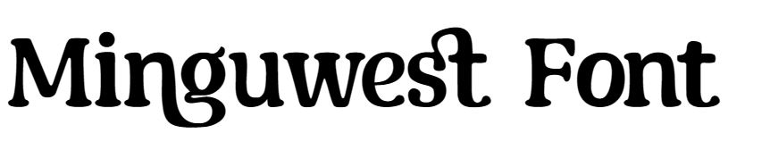 Minguwest Font free download