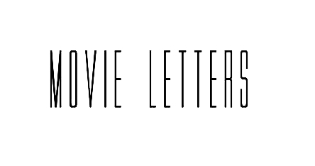 Movie Letters font download