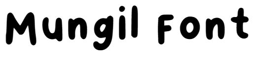 Mungil Font free download